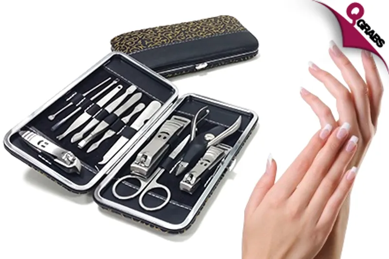 From QR49 Perfect Those Nails at Home with a 12-in-1 Set of Manicure Tools! (Up to QR198 Value)
